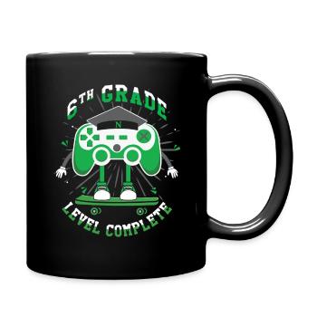 6th Grade Graduate Graduating 2023 Gamer - Full Colour Mug - black - Right