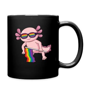 Axolotl Gay LGBTQ Rainbow LGBT Pride Month - Mug uni - noir - Droite
