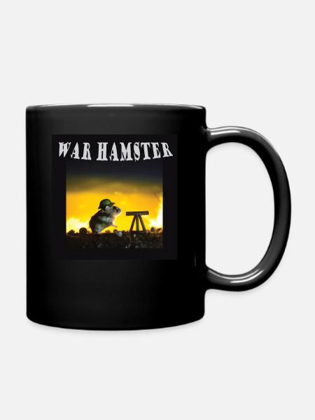 War hamster - Tasse einfarbig - Schwarz