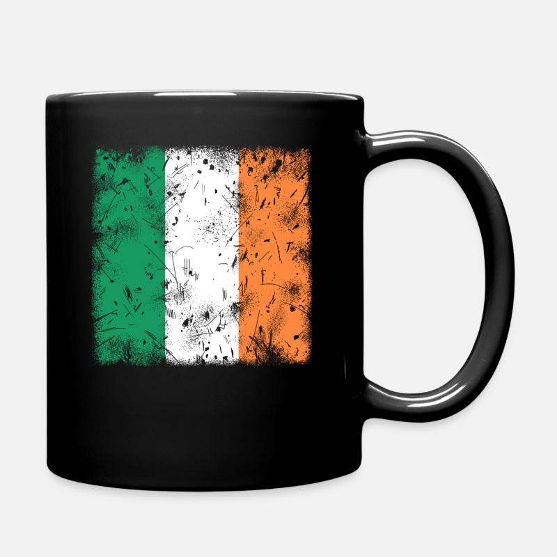 Irland - Tasse einfarbig - Schwarz