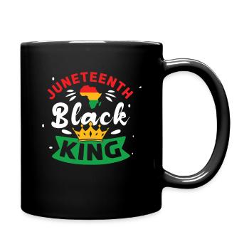 Awesome Celebrate Juneteenth Black History - Full Colour Mug - black - Right