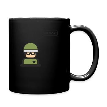 Panzer vor! Tanks foward! Commander - Full Colour Mug - black - Right