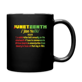 Definition Celebrate Juneteenth Black History - Full Colour Mug - black - Right