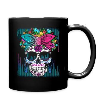Cool Muertos Drip Rave Music Party Cool Tekkno - Mug uni - noir - Droite