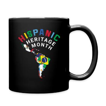 Map Celebrate National Hispanic Heritage - Full Colour Mug - black - Right