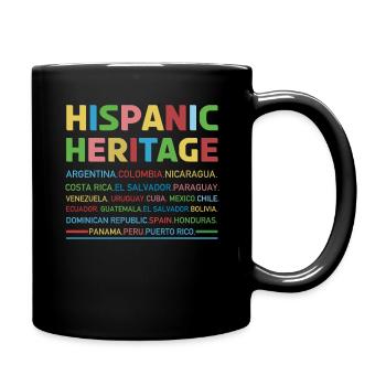 Pays Patrimoine hispanique national hispanique - Mug uni - noir - Droite