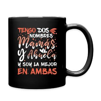 Mother's Day Retired Grandma Cool Grandmom - Tasse einfarbig - Schwarz - Rechts