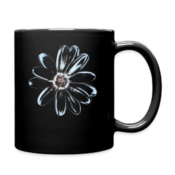 Blossom Vintage - Fleur Florale - Mug uni - noir - Droite