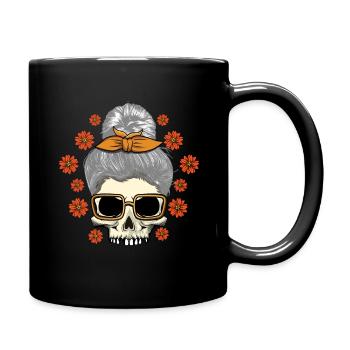 Día De Muertos Grands-parents Abuela Grand-mère Papa - Mug uni - noir - Droite