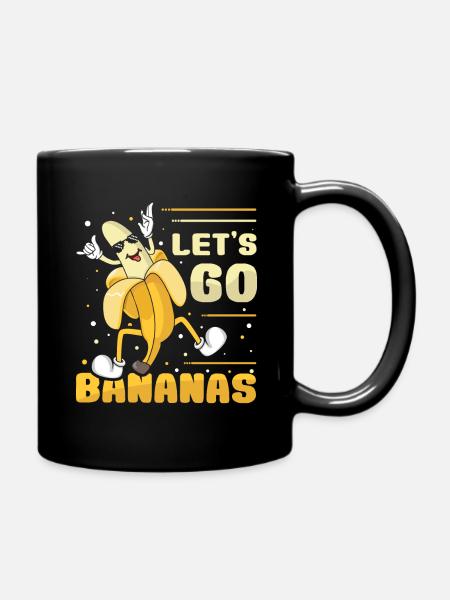 Happy Funny Banana Meme Let Us Go Banana - Mug uni - noir