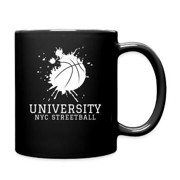 NYC Streetball University - white - Tasse einfarbig - Schwarz - Rechts