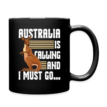 L’Australie appelle Australia Day Koala australien - Mug uni - noir - Droite