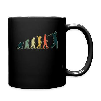 Évolution du joueur de golf Club de golf Golf - Mug uni - noir - Droite