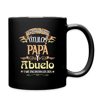 Father's Day Dad Granddad Cool Grandpa - Full Colour Mug - black - Right