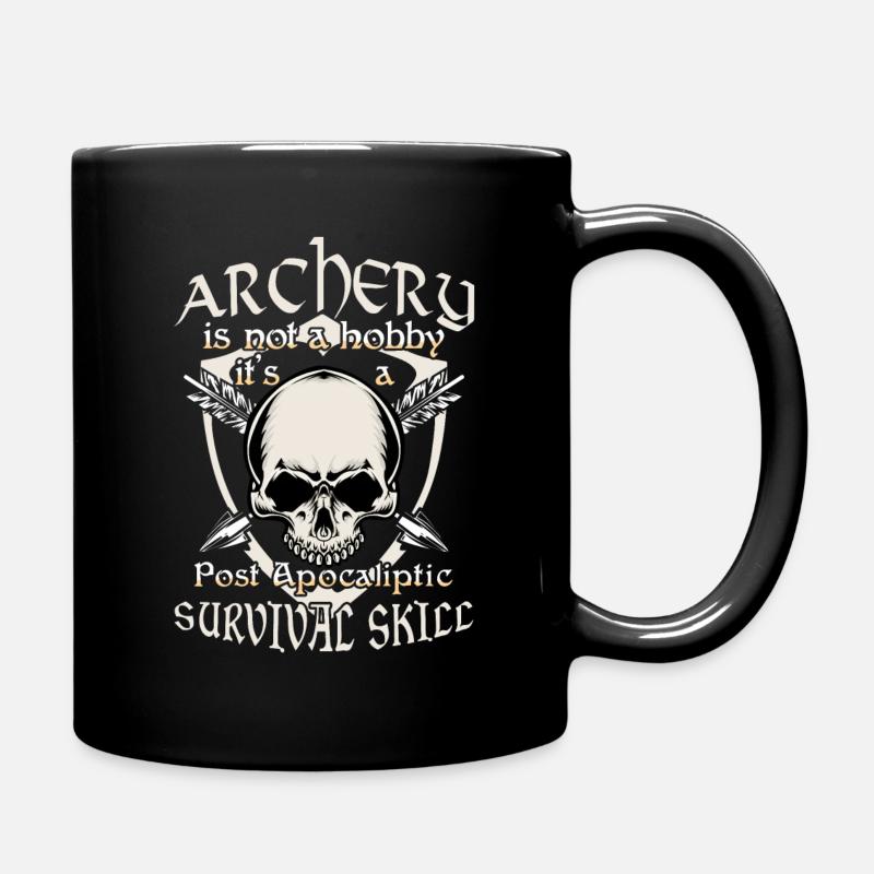 Fantastischer Bogenschießbogenschütze Outdoor-Jagd-Bogenpfeil - Tasse einfarbig - Schwarz