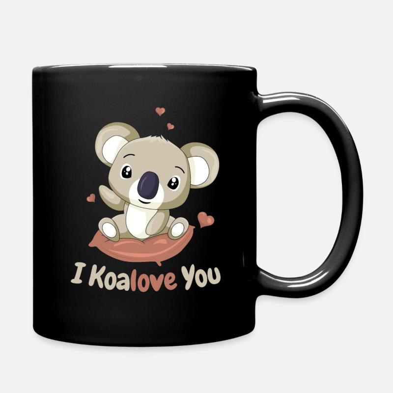 Australien Australien Tag Australische Koala Liebe - Tasse einfarbig - Schwarz