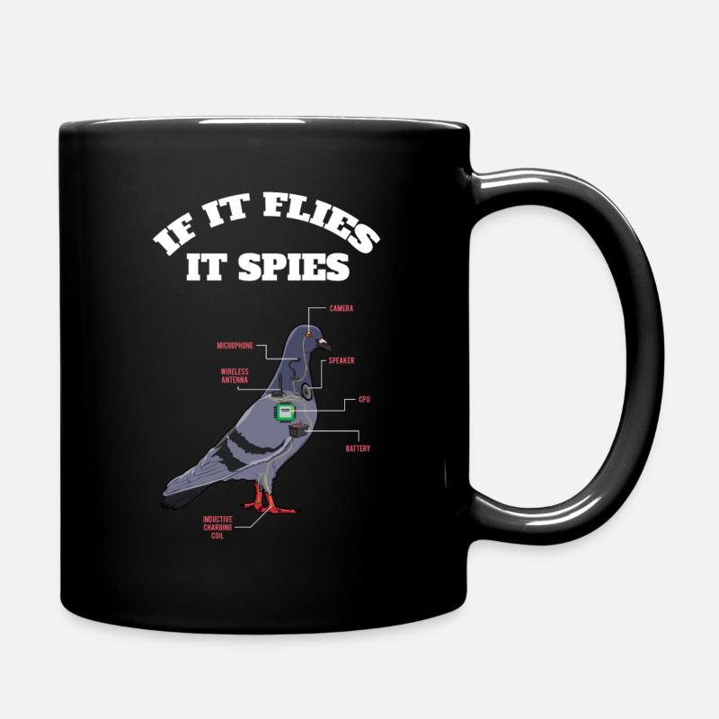 Definition Tier Haustier Anatomie Von Taube Vogel - Tasse einfarbig - Schwarz