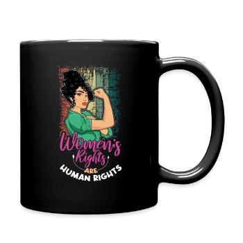 Retro Droits humains Droit féministe Femmes Égalité - Mug uni - noir - Droite