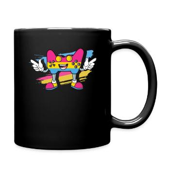 Gamer Gaming Regenbogen LGBTQ Gay Pride LGBT Stolz - Tasse einfarbig - Schwarz - Rechts