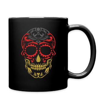Dia De Los Muertos Day Of Dead Halloween German - Full Colour Mug - black - Right