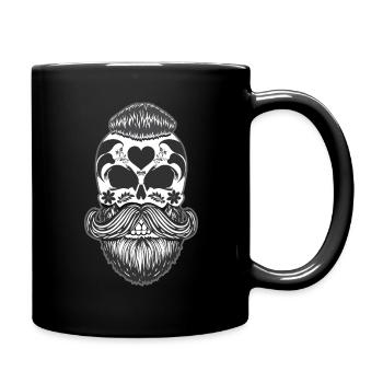 Jefe Mexican Cool Muertos Day Of Dead - Full Colour Mug - black - Right