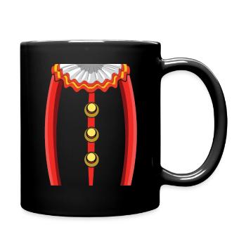 Carnival Clown Jester Circus - Full Colour Mug - black - Right