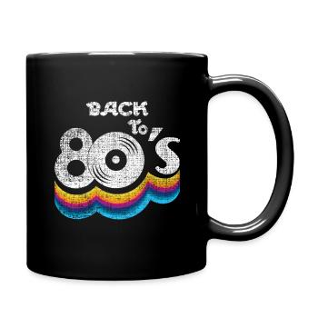 Back To 80s Carnival 80s Retro Party 1980 - Full Colour Mug - black - Right