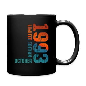Since October 1993 Year 1993 Limited Edition - Full Colour Mug - black - Right
