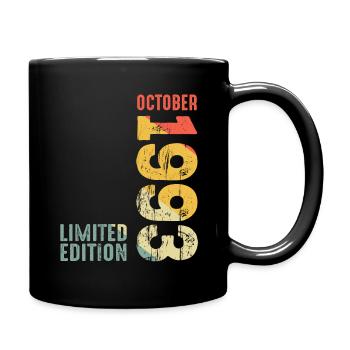 Since October 1993 Year 1993 Retro Vintage 1993 - Full Colour Mug - black - Right