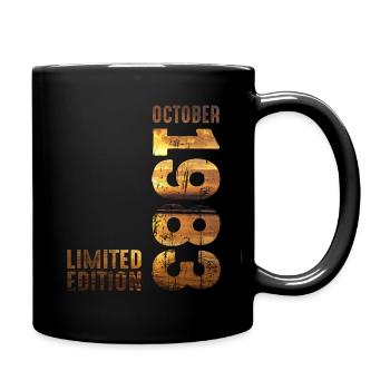 Since 1983 Year 1983 Retro Vintage 1983 October - Full Colour Mug - black - Right