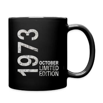 Since 1973 Year 1973 Retro Vintage October 1973 - Tasse einfarbig - Schwarz - Rechts