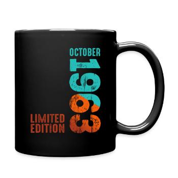 Since October 1963 Year 1963 Retro Edition - Full Colour Mug - black - Right
