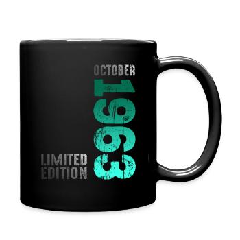 Year 1963 Month October 1963 Retro Vintage 1963 - Full Colour Mug - black - Right