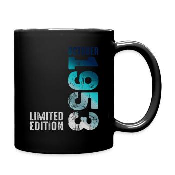 Cool Aesthetic 1953 Since 1953 October 1953 - Tasse einfarbig - Schwarz - Rechts