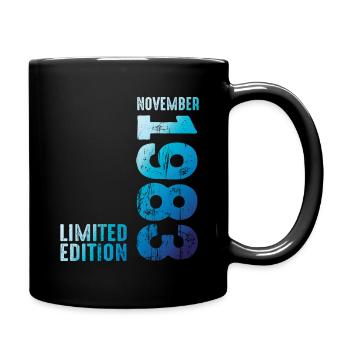 Vintage Retro 72 1972 Classic - Full Colour Mug - black - Right