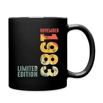 Vintage Retro 72 1972 Classic - Full Colour Mug - black - Right