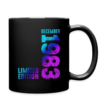 Depuis Décembre 1983 Année 1983 Rétro Millésime 1983 - Mug uni - noir - Droite