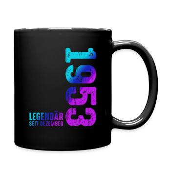 Since December 1953 Year 1953 Retro Vintage 1953 - Tasse einfarbig - Schwarz - Rechts
