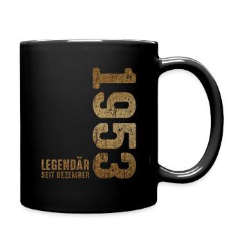 Since December 1953 Year 1953 Retro Vintage 1953 - Tasse einfarbig - Schwarz - Rechts