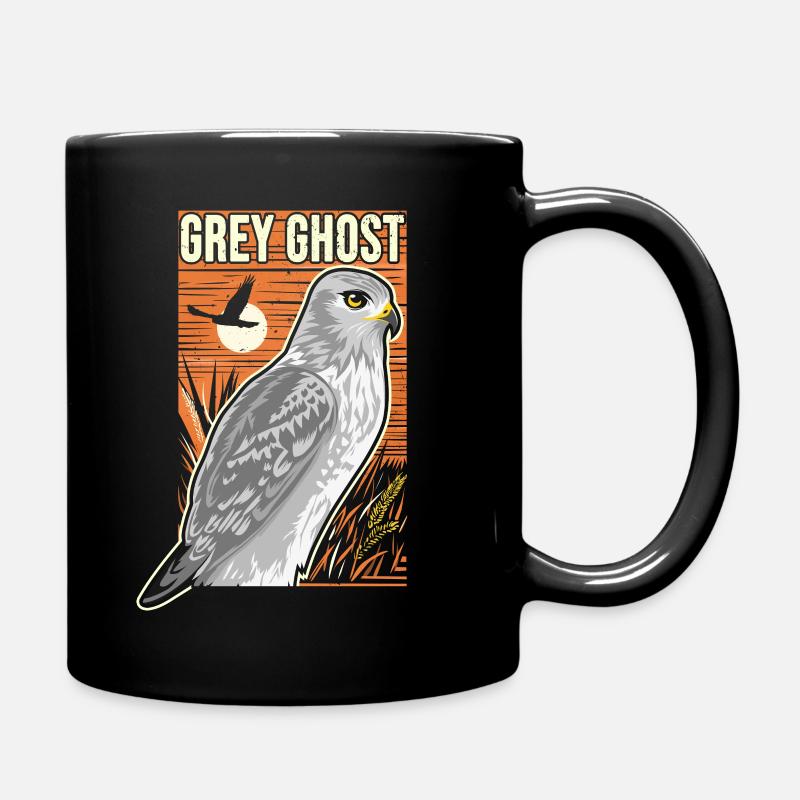 Kornweihe Greifvogel Grey Ghost - Tasse einfarbig - Schwarz