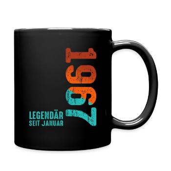 Limited Edition January 1967 Legendär Seit January - Tasse einfarbig - Schwarz - Rechts