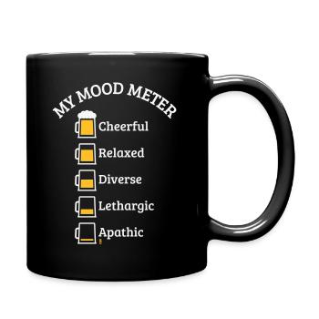 My Mood Meter (Beer Drinker / V3 / NEG) - Full Colour Mug - black - Right