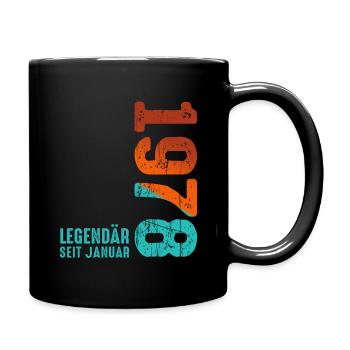 Limited Edition January 1978 Legendär Seit January - Tasse einfarbig - Schwarz - Rechts
