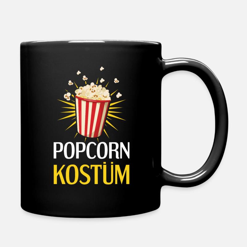 Déguisement Popcorn Alaaf Helau Lundi gras Carnaval - Mug uni - noir