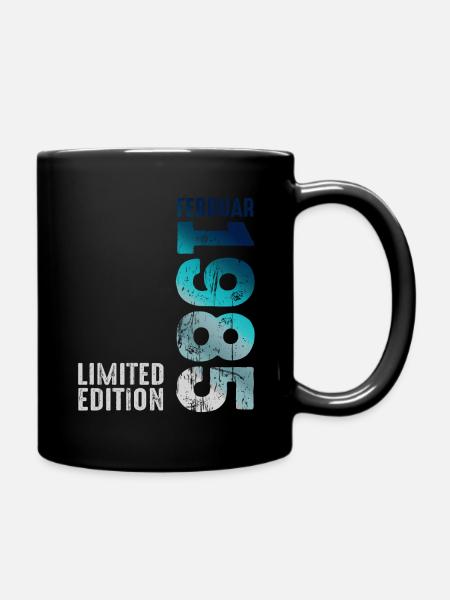 Limited Edition February 1985 Legendär Seit - Tasse einfarbig - Schwarz