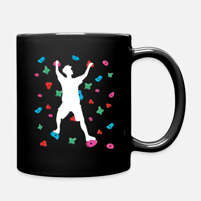 Indoor Wall Climbing Boulder Bouldering - Tasse einfarbig - Schwarz