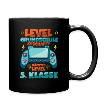 Niveau de l’école élémentaire Terminé Niveau 5 suivant. - Mug uni - noir - Droite