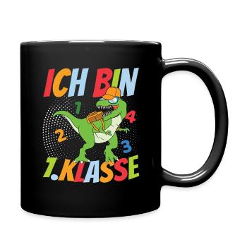 Je suis un dinosaure de 1ère année - Mug uni - noir - Droite