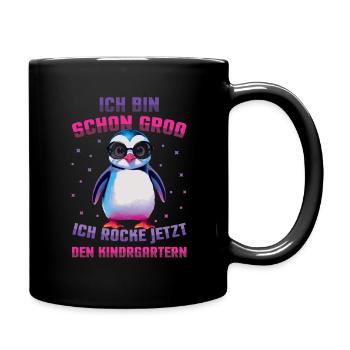 I'm Already Big Rocks Nursery Penguin - Full Colour Mug - black - Right