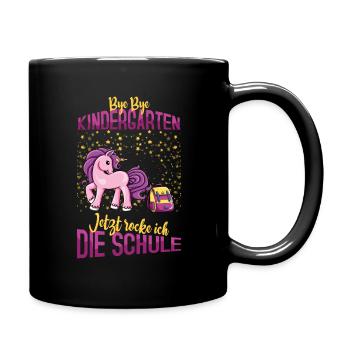 Bye Bye l’inscription à la maternelle maintenant je suis en train de basculer - Mug uni - noir - Droite